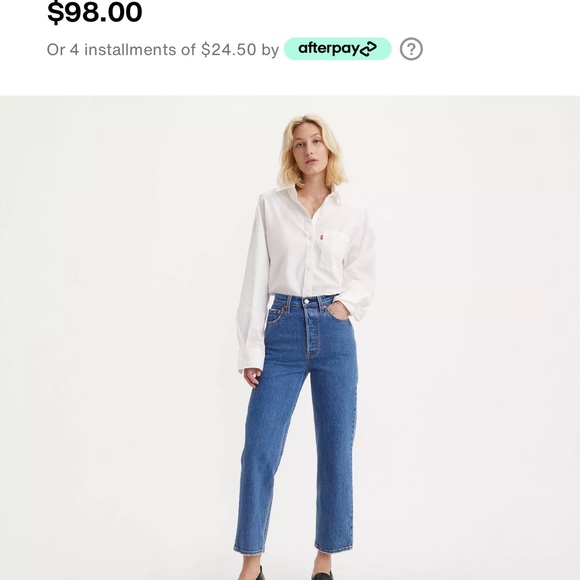 Levi’s Ribcage Straight Ankle 24x27 - Picture 1 of 6